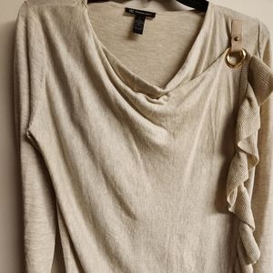 Inc Beige Women's light Sweater, Size Large, NWOT